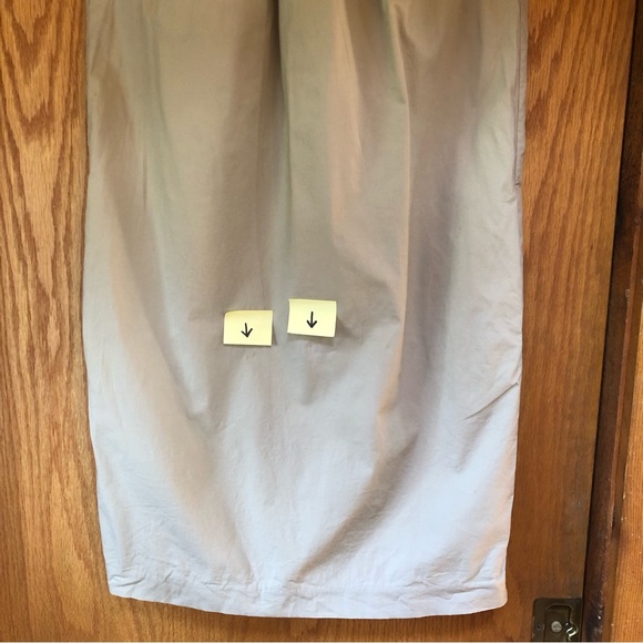 Liz Claiborne Paper Bag Dress Tan 6 - Picture 10 of 14